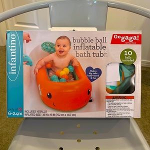 Infantino inflatable baby bath tub